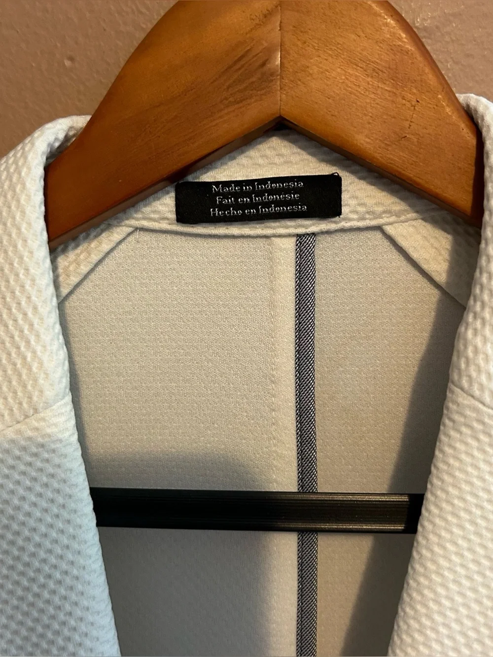 Vince Camuto Men's White Waffle Knit Blazer Size Medium